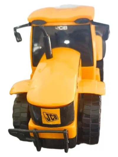 JCB Fastrac Spielzeug Traktor Modell Gelb 23cm Baufahrzeug