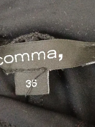 Comma Damen Jogginghose Gr. 36/S Schwarz Stretch Freizeithose 4