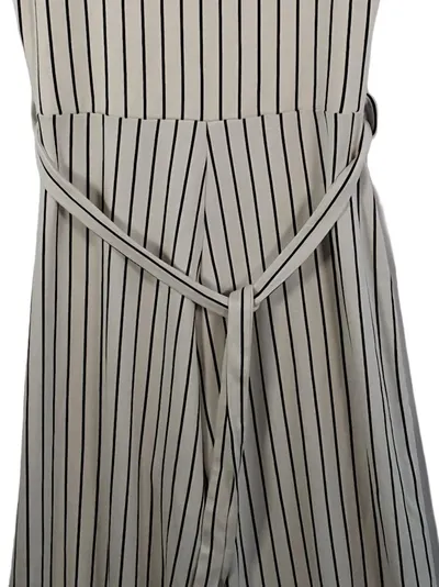 ONLY Damen Jumpsuit Gr. S weiß schwarz gestreift Viskose Casual Freizeit