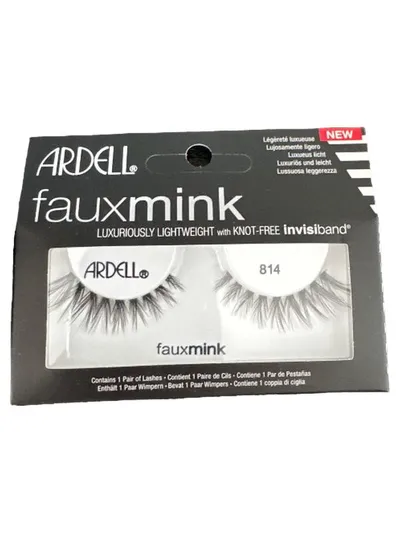Ardell Fauxmink 814 künstliche Wimpern Damen Schwarz Glamourös