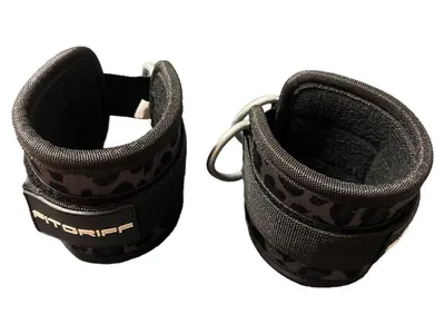 FitGriff Fußgelenk Bandage Manschetten Schwarz UNI Sport Fitness