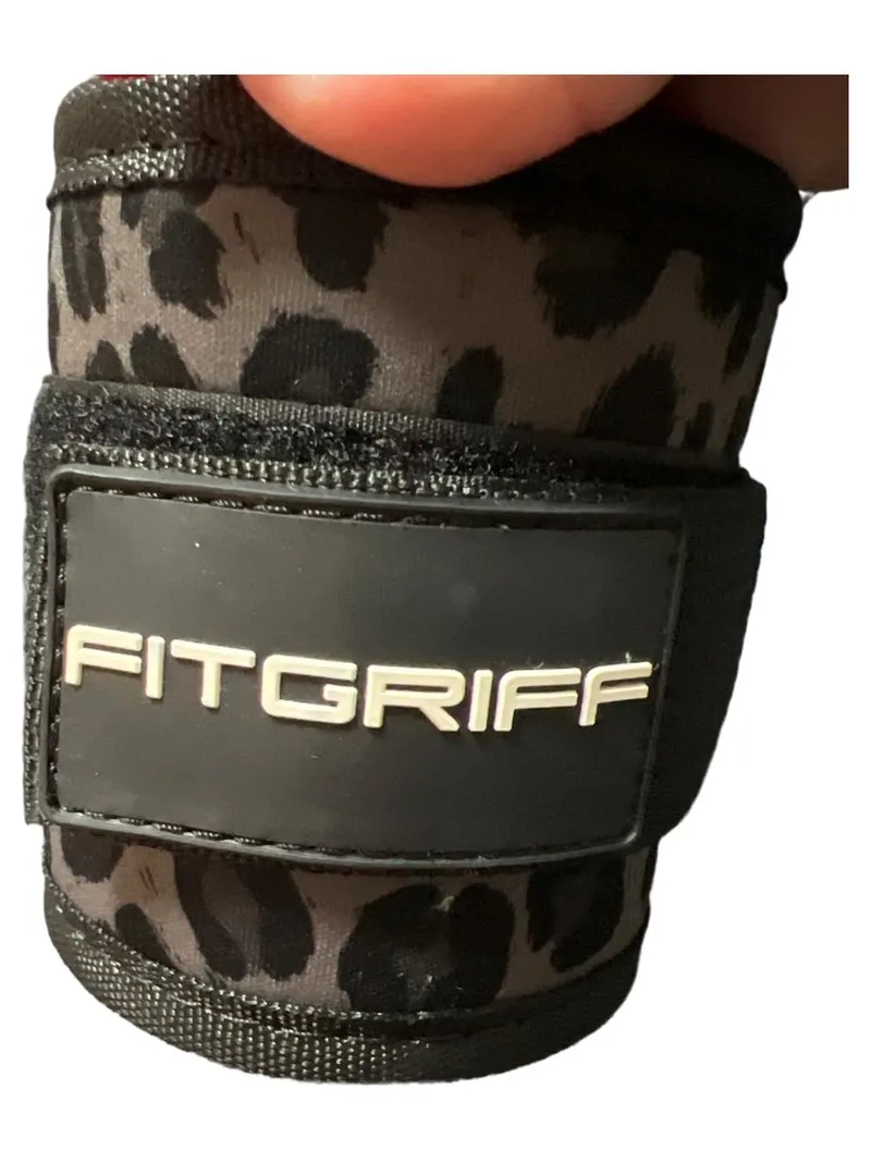 FitGriff Fußgelenk Bandage Manschetten Schwarz UNI Sport Fitness 2