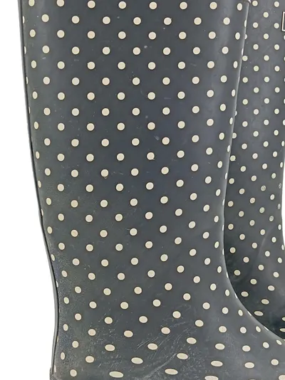 Peter Storm Damen Gummistiefel Gr. 38 Blau Weiß Punkte Regenstiefel