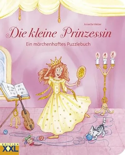 Die kleine Prinzessin Annette Weber Puzzlebuch Activity Buch Mehrfarbig
