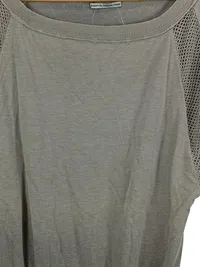 DRYKORN Damen Pullover Gr. XL Grau Baumwolle Lochmuster Casual 3