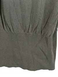 DRYKORN Damen Pullover Gr. XL Grau Baumwolle Lochmuster Casual 4