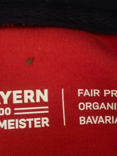 FC Bayern München Hoodie Herren Gr. L Rekordmeister Rot Navy Kapuzenjacke 6