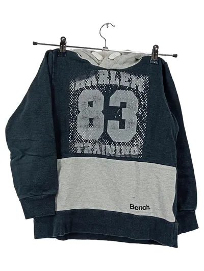 Bench Kapuzenpullover Hoodie Kinder Gr. 128-134 Grau Harlem 83 Training