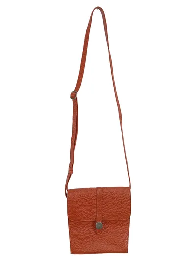 Voi Damen Umhängetasche Rot Leder Crossbody Bag Schultertasche