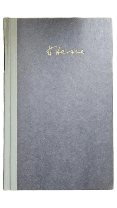 Hesse Notizbuch Klassisch Grau 250 Seiten Hardcover Elegant