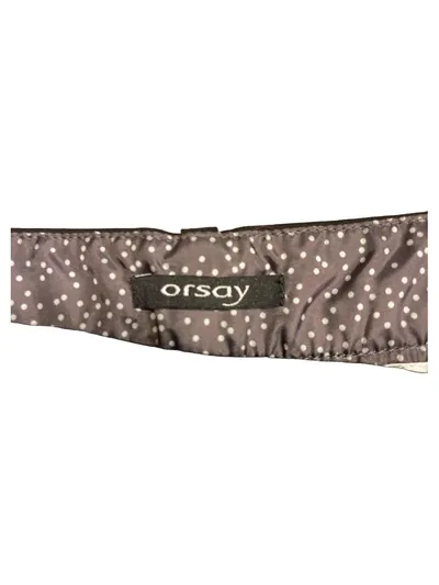 ORSAY Damen Stoffhose Schwarz Business Gr. 34 XS Elegant Büro