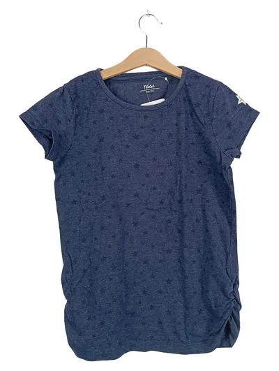 YIGGA Kinder T-Shirt Sterne Kurzarm Blau Gr. 146 152 Baumwolle Freizeit