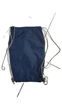 Deuter Turnbeutel Sportbeutel Gymbag Blau Kariert 27x42 cm 2