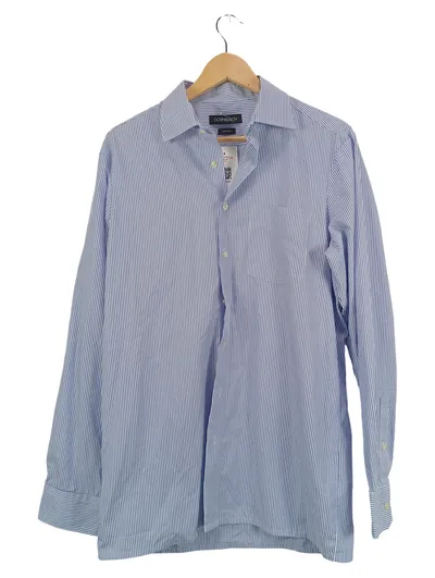 Dornbusch Herren Business Hemd gestreift Gr. 40 Blau