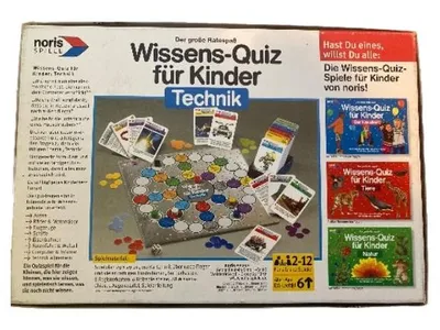 Noris Spiele Quizspiel Technik Kinder ab 6 Jahre Lernspiel
