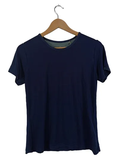 Elkline Damen T-Shirt Gr. 36/S Blau Casual Viskose Kurzarm
