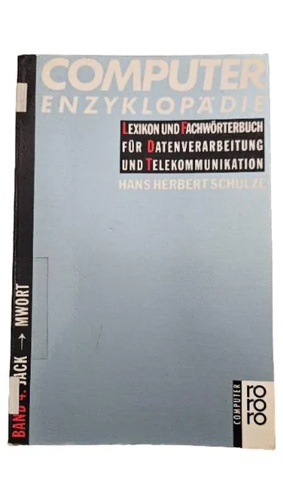 Lexikon Datenverarbeitung Telekommunikation IT Buch Hans Herbert Schulze