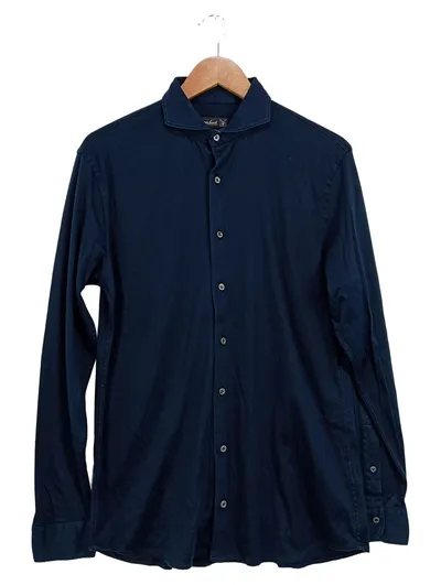 Van Laack Herren Business Hemd Blau Gr. 48/M Langarm