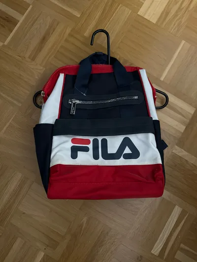 FILA Rucksack Damen Herren Sportlich Logo-Print Mehrfarbig Polyester