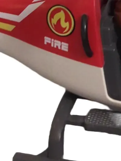 PLAYMOBIL Feuerlöschhubschrauber Spiel-Flugzeug Kinder Rot Kunststoff