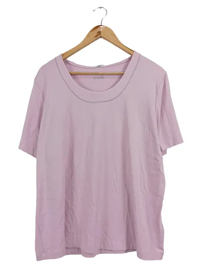 RABE Damen T-Shirt Gr. 48 Lila Casual Kurzarm