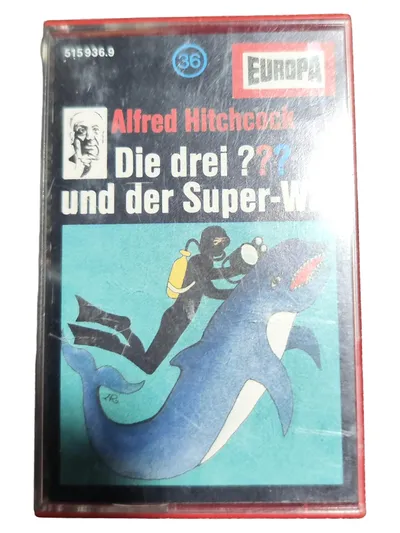 Die drei ??? und der Super-Wal EUROPA Audiokassette gebraucht