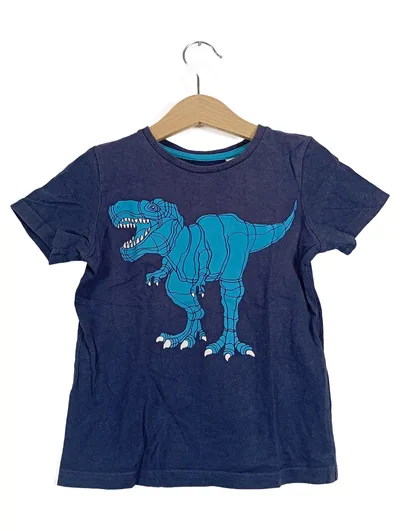 Palomino Jungen T-Shirt Gr. 104 Blau Dinosaurier Motiv Kurzarm Casual