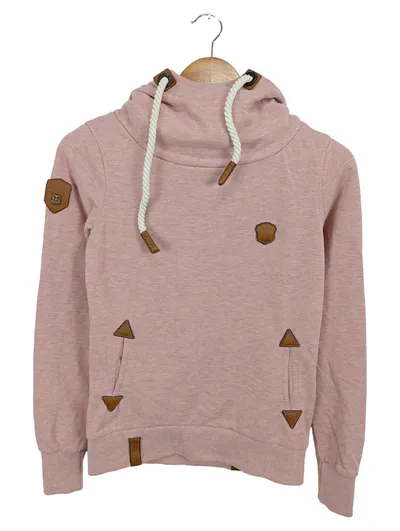Naketano Kapuzenpullover Damen Hoodie Gr. 32;XXS Rosa Casual