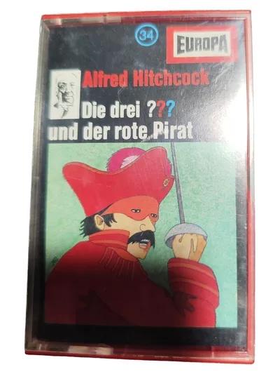 Die drei ??? und der rote Pirat Hörbuch Kassette EUROPA gebraucht