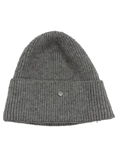 Capelli New York Mütze Damen Grau Casual Polyacryl Beanie Strickmütze