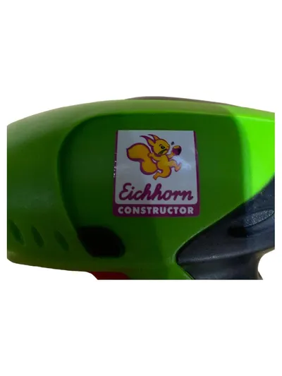 Eichhorn Constructor Kinder Bohrmaschine Spielzeug Grün Akkuschrauber
