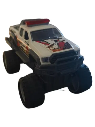 Dickie Toys Monster Truck Polizei Spielzeugauto Weiß 14cm Kunststoff