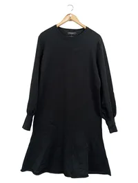Bruuns Bazaar Freizeitkleid Damen L Schwarz Minimalistisch Viskose 1