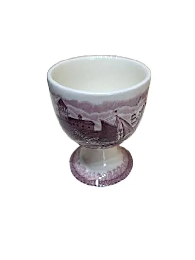 Wedgwood Eierbecher Vintage Mehrfarbig Keramik mit Motiv