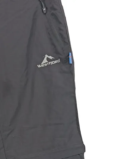 WESTFJORD Damen Outdoorhose 36 Grau Wanderhose Zip-Off