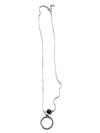 Leslii Damen Halskette Modern Silber Perlen Alltag Schmuck