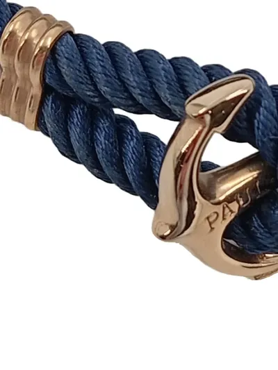 PAUL HEWITT Armband Herren Anker Maritim Blau Polyester 32cm