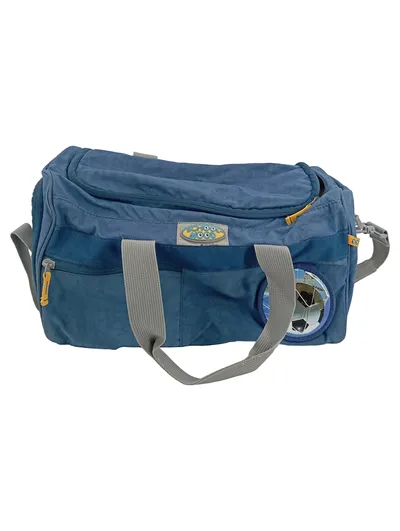 School-Mood Sporttasche Kinder Blau Fußball Motiv 37cm Schultasche