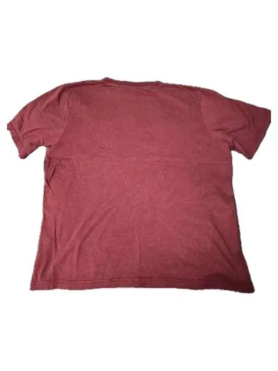 Russell Athletic Herren T-Shirt Gr. L Rot Logo-Print Baumwolle Sportlich