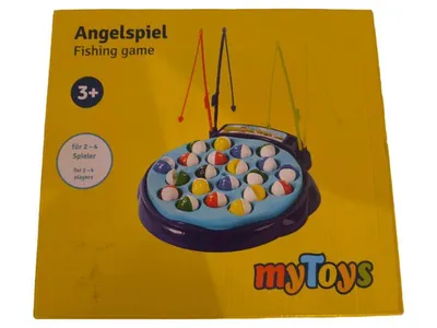 myToys Angelspiel Fishing Game Kinderspiel für 2-4 Spieler ab 3 Jahren