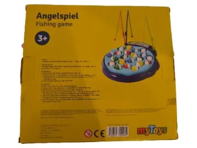 myToys Angelspiel Fishing Game Kinderspiel für 2-4 Spieler ab 3 Jahren
