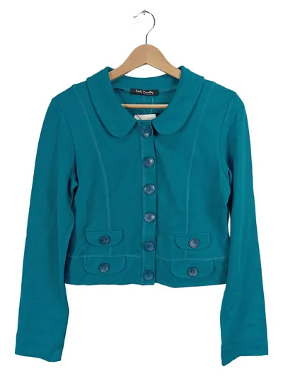 Betty Barclay Blazer Damen Petrol Gr. S 36 Viskose Casual Langarm
