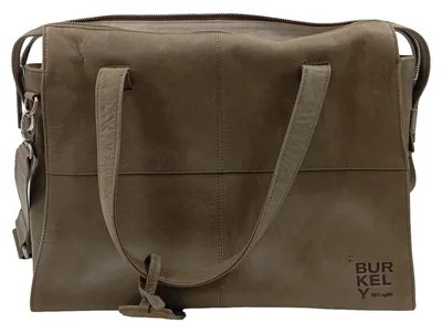 BURKELY Damen Rucksack Casual Leder Braun 40x34 cm