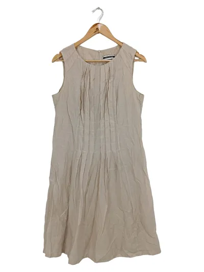 Luisa Cerano Freizeitkleid Damen Gr. 42 Beige Casual Modern