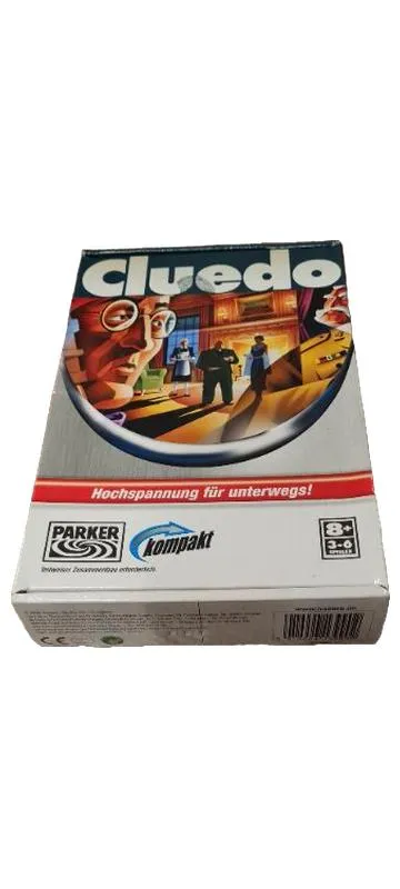 Cluedo Kompakt Parker Reisespiel Detektivspiel Mitbringspiel ab 8 Jahre