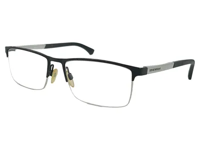 Emporio Armani Brillengestell EA 3094 Schwarz Metall Herren