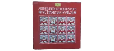 Arthur Fiedler Boston Pops A Christmas Festival Vinyl LP Deutsche Grammophon