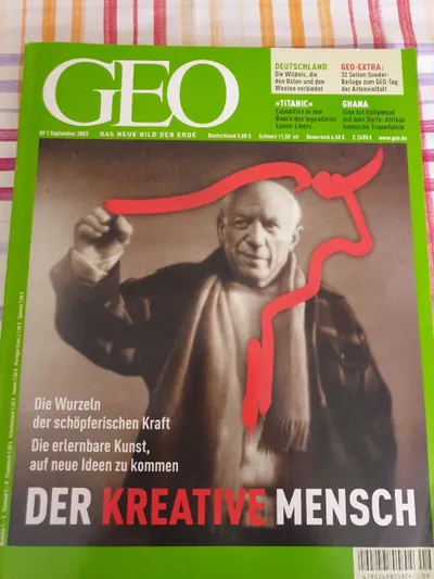 GEO Zeitschrift 09/2003 Der kreative Mensch Kunst Wissenschaft Titanic Ghana
