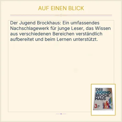 Jugend Brockhaus Lexikon Nachschlagewerk Hardcover Deutsch für Schüler Gebraucht