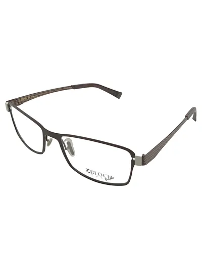 EBlock Circle Brille Herren Brillengestell Metall Braun 14.5 cm